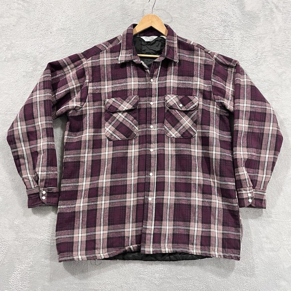 VTG Five Brother Tallman Shirt XL Plaid‎ Lumberjack Quilt Liner Jacket